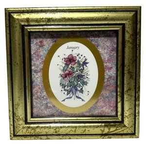 VINTAGE+RARE Lithograph A Heartfelt Inc. January by A. Renee Dollar Dainty